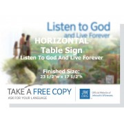 HPLL - "Listen To God And Live Forever" - Table